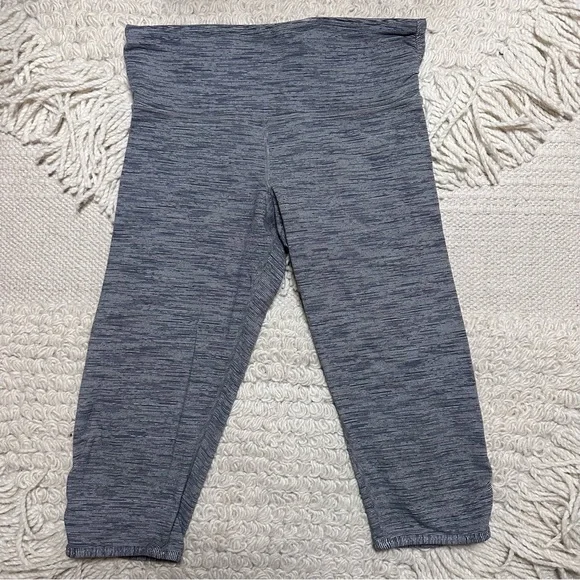 LULULEMON gray Wee Are From Space Dhanurasana crop leggings 6 - Picture 2 of 9